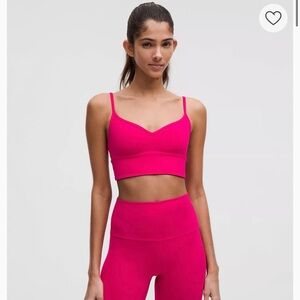 💗 lululemon Align Sweetheart Bra *Light Support, A/B Cup Passionate size 6 & 8